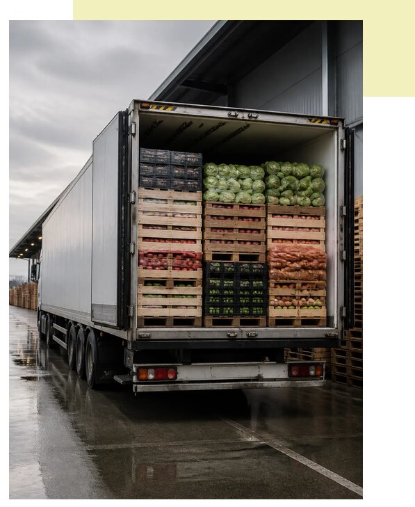 Перевозка плодоовощной продукции в Муравленко по цене от 5353 р. | Агросервис-Мрв